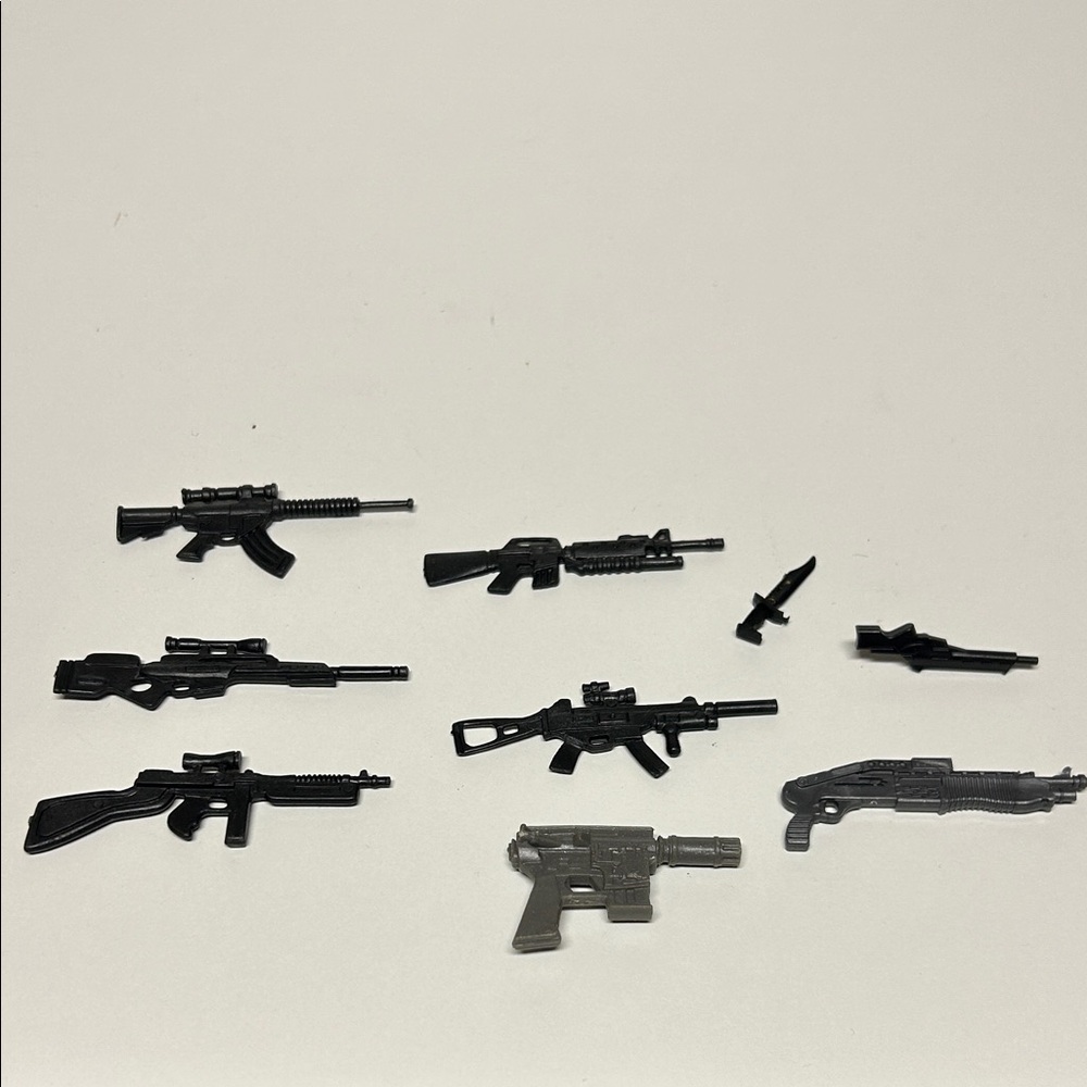 Lot of weapons for action figures